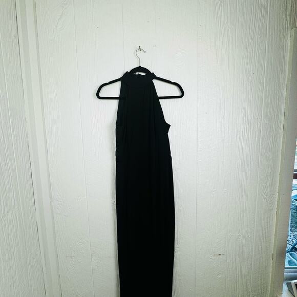 Alexia Admor Meghan Jumpsuit Black Size 8 NWT Classic Neutral Preppy Career Med - Picture 12 of 15